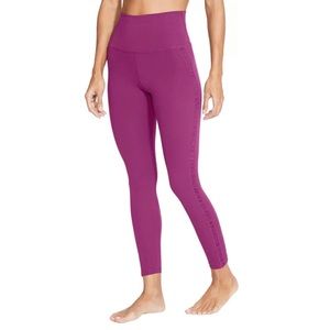 Nike Women Large Yoga Core Collection 7/8 Fuchsia high Rise Legging